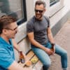 gevelbank breed metaal horeca klapbank gevelbankje
