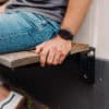 gevelbank breed metaal horeca klapbank gevelbankje horloge