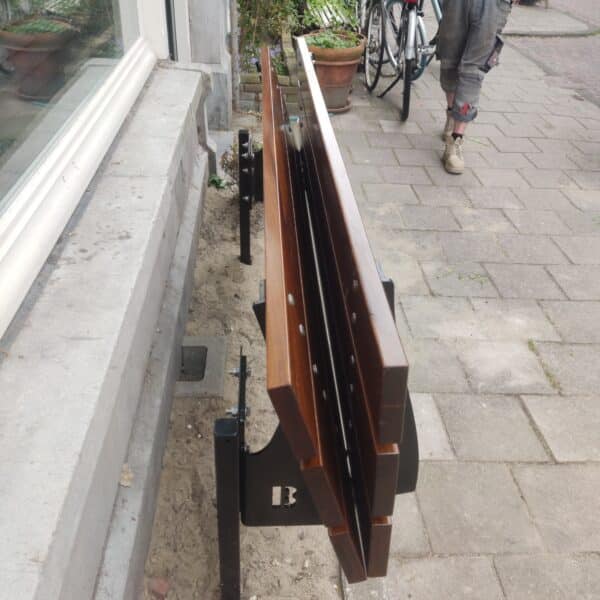 gevelbank xl met rugleuning Het Gevelbankje