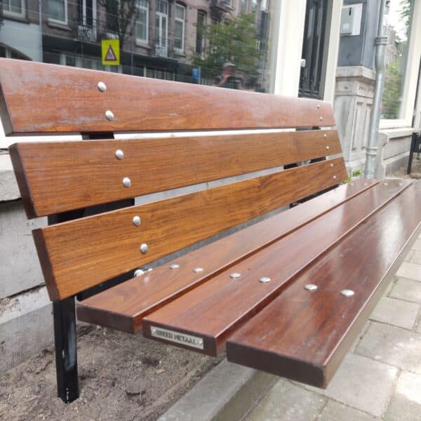 gevelbank xl met rugleuning Het Gevelbankje